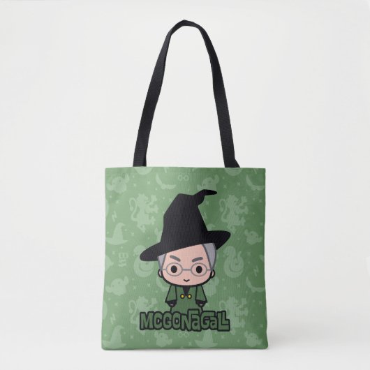 Tote Bag Professeur McGonagall Cartoon Character Art (Devant)