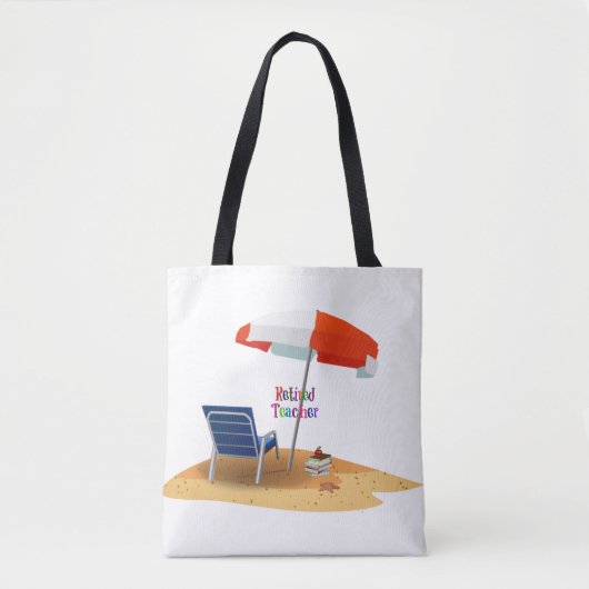 Tote Bag Professeur retraité (Devant)