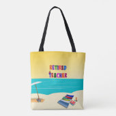 Tote Bag Professeur retraité (Dos)