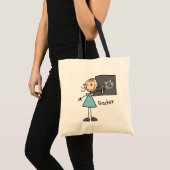 Tote Bag Professeur Stick Figure (Devant (produit))