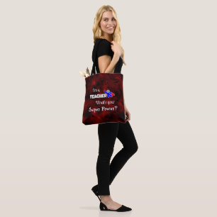Tote Bag Professeur Superhero