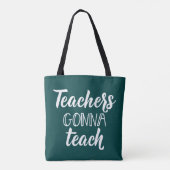 Tote Bag Professeurs allant enseigner (Dos)
