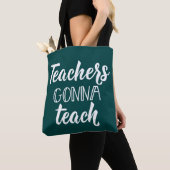 Tote Bag Professeurs allant enseigner (De près)