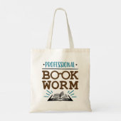 Tote Bag Professional Bookworm Avid Book Reader (Dos)
