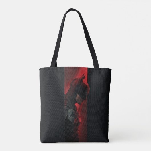 Tote Bag Profil Batman Red Bar (Dos)