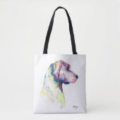 Tote Bag Profil de chiot (Devant)