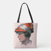 Tote Bag Profil de la femme (Dos)