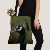 Tote Bag Profil de Peacock (De près)