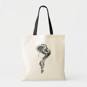 Tote Bag Profil d'une fille de Gibson, 1903