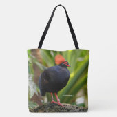 Tote Bag Profil d'une perdrix de bois à roul (Dos)