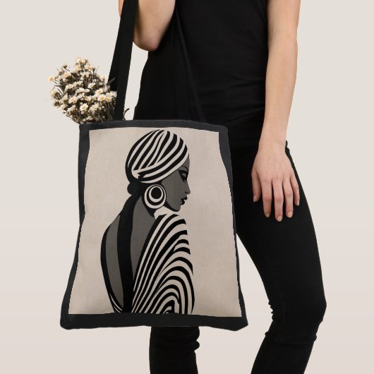 TOTE BAG PROFIL ÉLÉGANT #1 (De près)