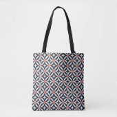 Tote Bag Profil sous convention astérisque géométrique (Devant)