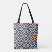 Tote Bag Profil sous convention astérisque géométrique (Dos)