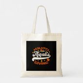 Tote Bag profiter de la nourriture de thanksgiving dinde re (Dos)