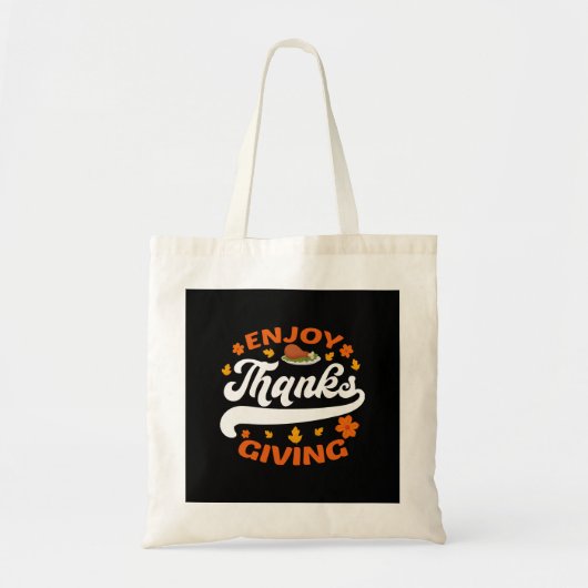 Tote Bag profiter de la nourriture de thanksgiving dinde re (Devant)
