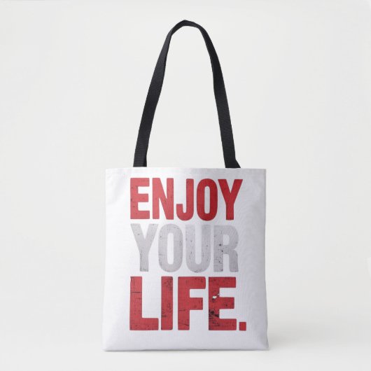 Tote Bag Profitez de votre vie (Devant)