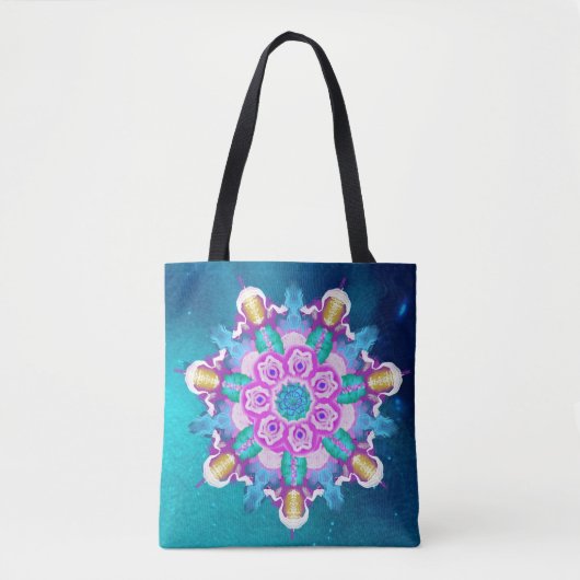 Tote Bag *~* profondément dans le mandala curatif de paix (Devant)
