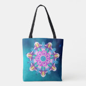 Tote Bag *~* profondément dans le mandala curatif de paix (Dos)