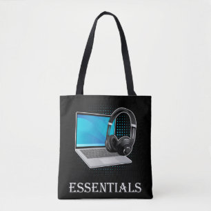 Tote Bag Programmation amusante Life Online Gamer Équipeme