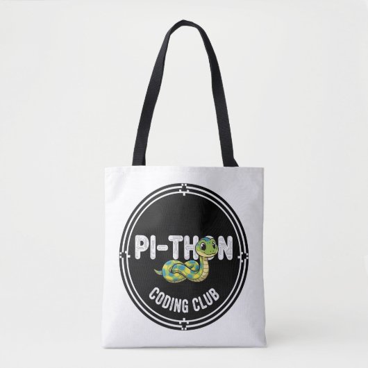 Tote Bag Programmeur du Python Coding Club (Devant)