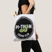 Tote Bag Programmeur du Python Coding Club (De près)