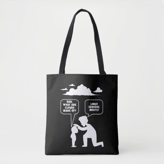Tote Bag Programmeur informatique développeur Linux Nerd (Devant)