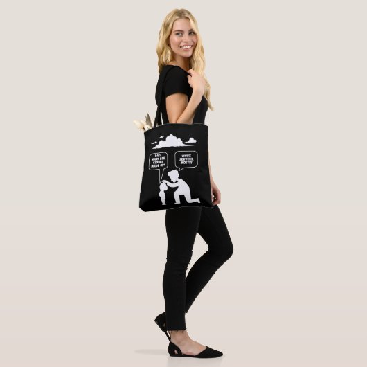 Tote Bag Programmeur informatique développeur Linux Nerd (Sur le modèle)