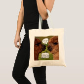 Tote Bag Projets drôles d'Alpacalypse d'alpaga (Devant (produit))