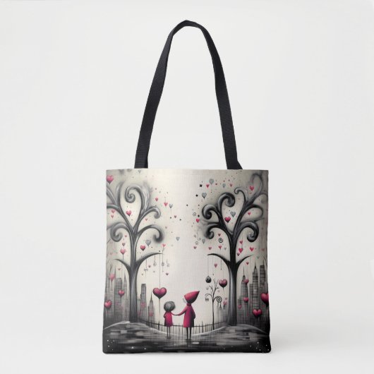Tote Bag Promenade au coeur de l'amour de la mère (Devant)