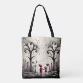 Tote Bag Promenade au coeur de l'amour de la mère (Dos)