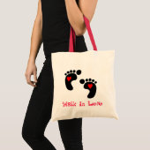 TOTE BAG PROMENADE DANS L'AMOUR FOURRE-TOUT (Devant (produit))