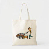 Tote Bag Promenade de chiens (Devant)