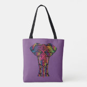 Tote Bag Promenade d'éléphant (Dos)