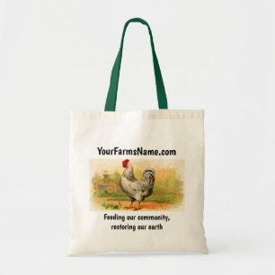 Tote Bag Promo Agricole Durable, Votre Image Et Nom Agricol