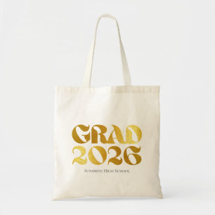 Tote Bag Promotion 2026 Typographie Noir et Or