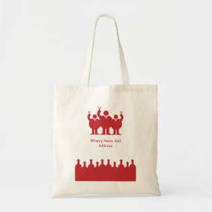 Tote Bag Promotion d'événements de dégustation de vin