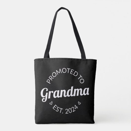 Tote Bag Promu À Grand-Mère Est. 2024 I (Dos)