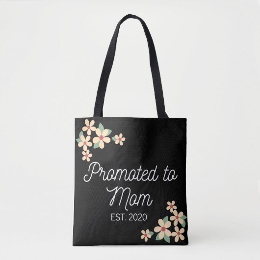 Tote Bag Promu à maman est. 2020 (Devant)