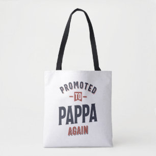 Tote Bag Promu À Nouveau À Pappa   Père grand-père