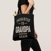 Tote Bag Promu à nouveau grand-père - Père et grand-père (De près)