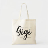 Tote Bag Promu en Gigi Chic Everyday Script (Devant)