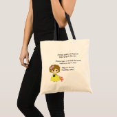 Tote Bag Proposition Fourre-tout - brune de demoiselle de (Devant (produit))