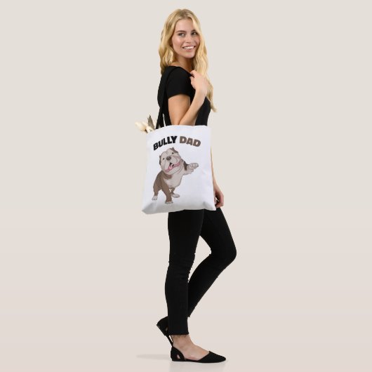 Tote Bag Propriétaire de Chien de père Amusant de père père (Sur le modèle)
