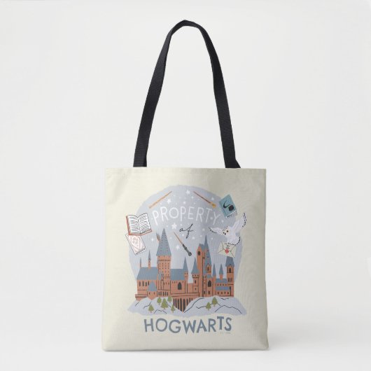 Tote Bag Propriété de Hogwarts Bande Dessinée Graphique (Devant)