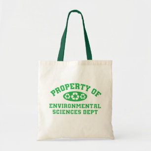 Tote Bag Propriété De La Science De l'environnement (verte)