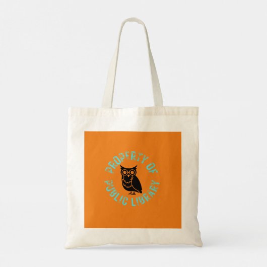 Tote Bag Propriété de Owl de la bibliothèque publique T-Shi (Dos)