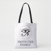 Tote Bag Protected Energy – Minimal Eye of Horus Symbol | (Devant)