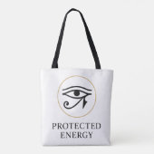 Tote Bag Protected Energy – Minimal Eye of Horus Symbol | (Dos)