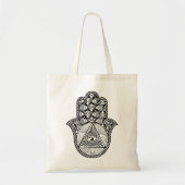 Tote Bag Protection des yeux mal Hamsa (Devant)