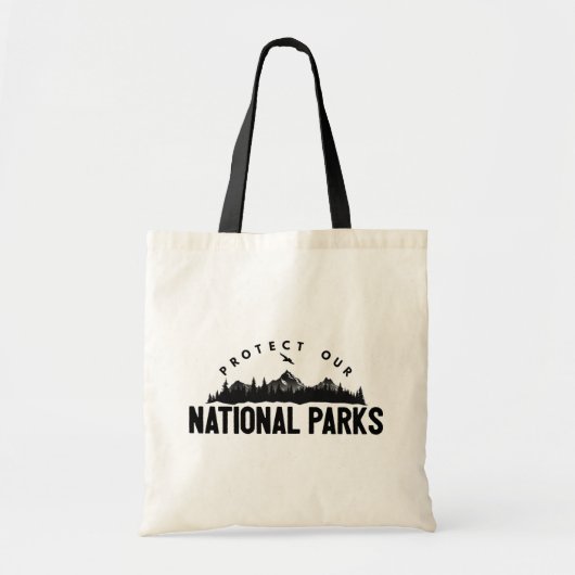 Tote Bag Protéger nos parcs nationaux Soutien (Devant)